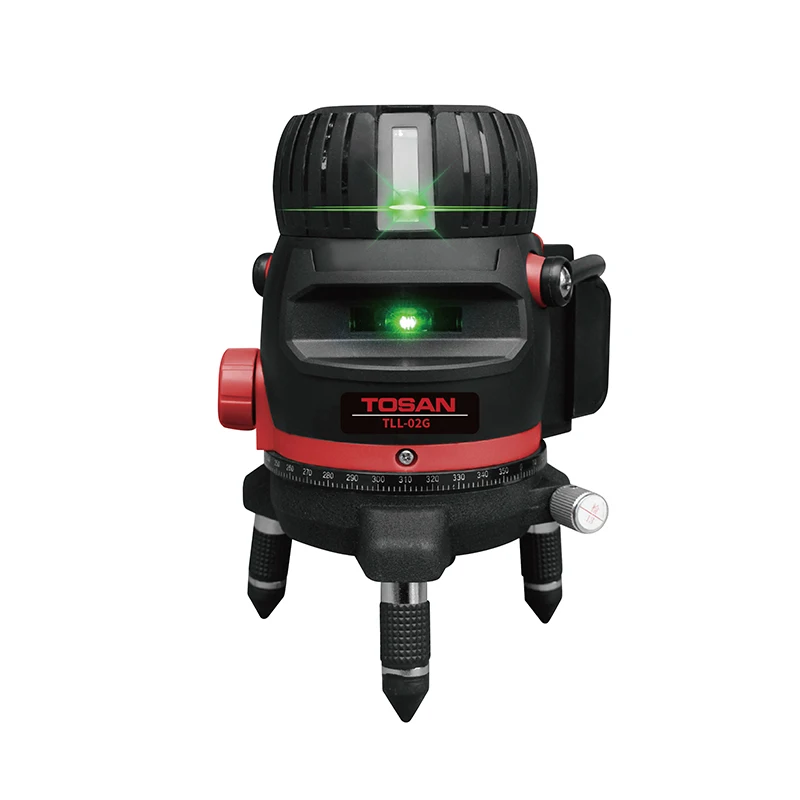 

TOSAN Cheap Line Laser Level 1.2m Anti Drop Stable Performance Waterproof Design Green Light 520nm Laser Level