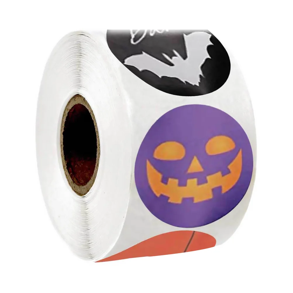 

1 Roll of Character Stickers Adhesive Goodie Bag Sticker Gift Wrapping Sticker Funny Seal Sticker