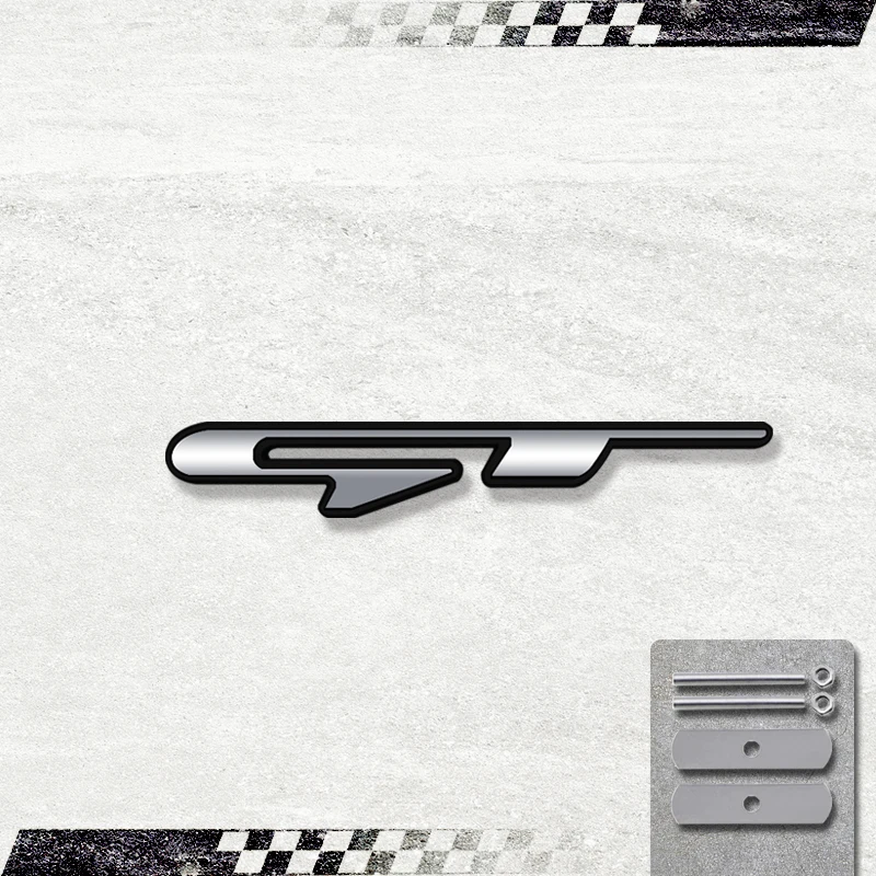 

Автомобильная наклейка GT на переднюю решетку радиатора, металлическая наклейка, Эмблема для Hyundai Sorento Sportage Rio Ceed Peugeot 208, аксессуары для Volvo