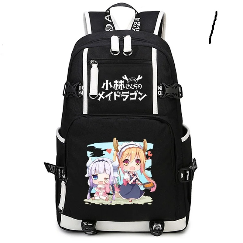 Новинка 2023 аниме Miss Kobayashi's Dragon Maid косплей сумка для книг студенческая рюкзак
