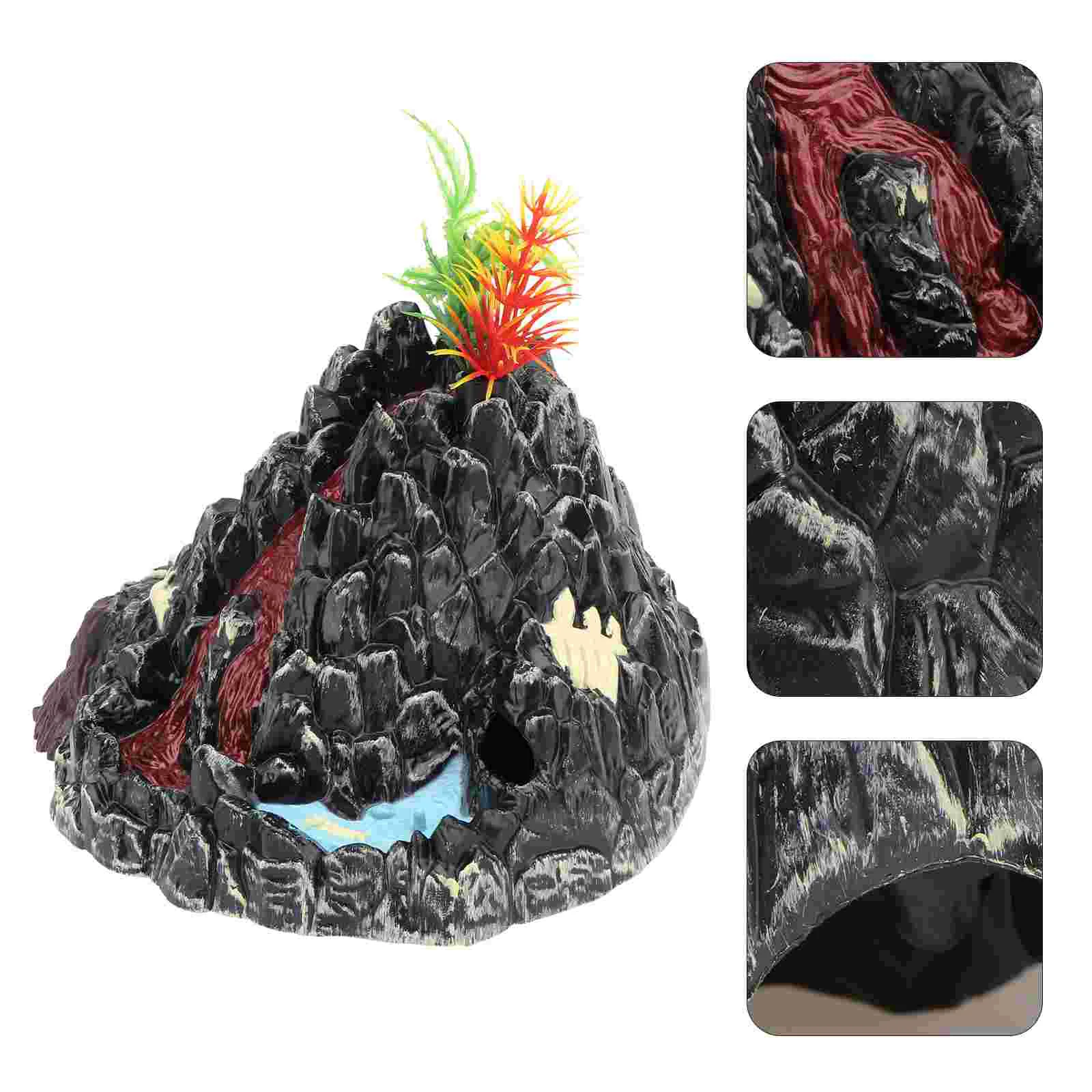 

Volcano Eruption Ornaments Decoration Simulation Model Decorative Prop Adornment Crafts Volcanic Teaching Kids Educational Toys