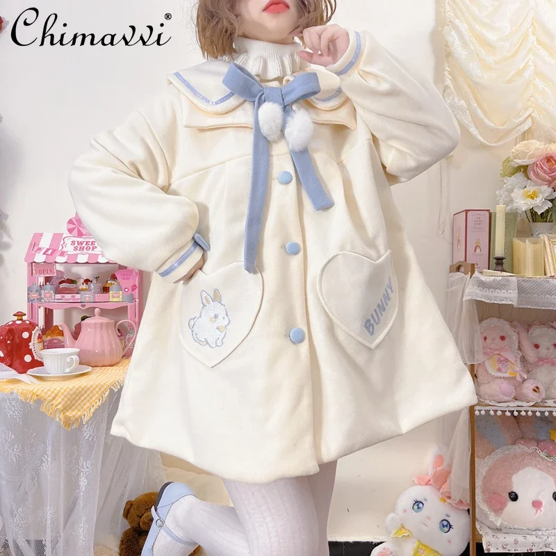 Женское шерстяное пальто в стиле &quotЛолита&quot