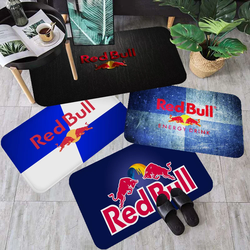 R-RED Energy Drink B-Bull Floor Carpet Nordic Style Home Doormat Bathroom-Toilet Mats Bedroom Hotel Decor Mat