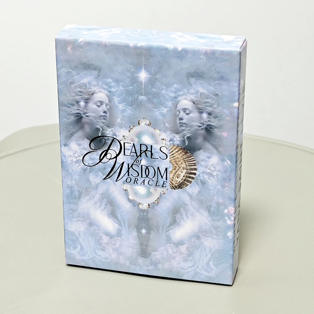 Pearls of Wisdom Oracle Deck 10.4*7.3cm 44 Cards Delve Into The Ethereal Visuals Guiding You To Discover Deeper Significance