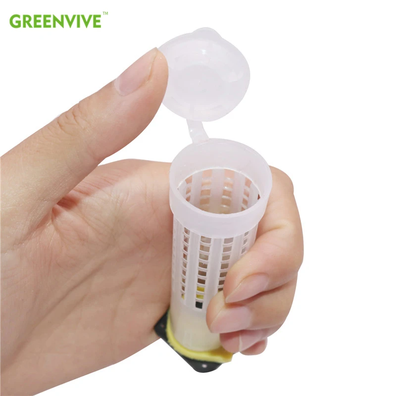 20 шт. клетки для пчелиной королевы пластиковая защитная крышка клетка коробка