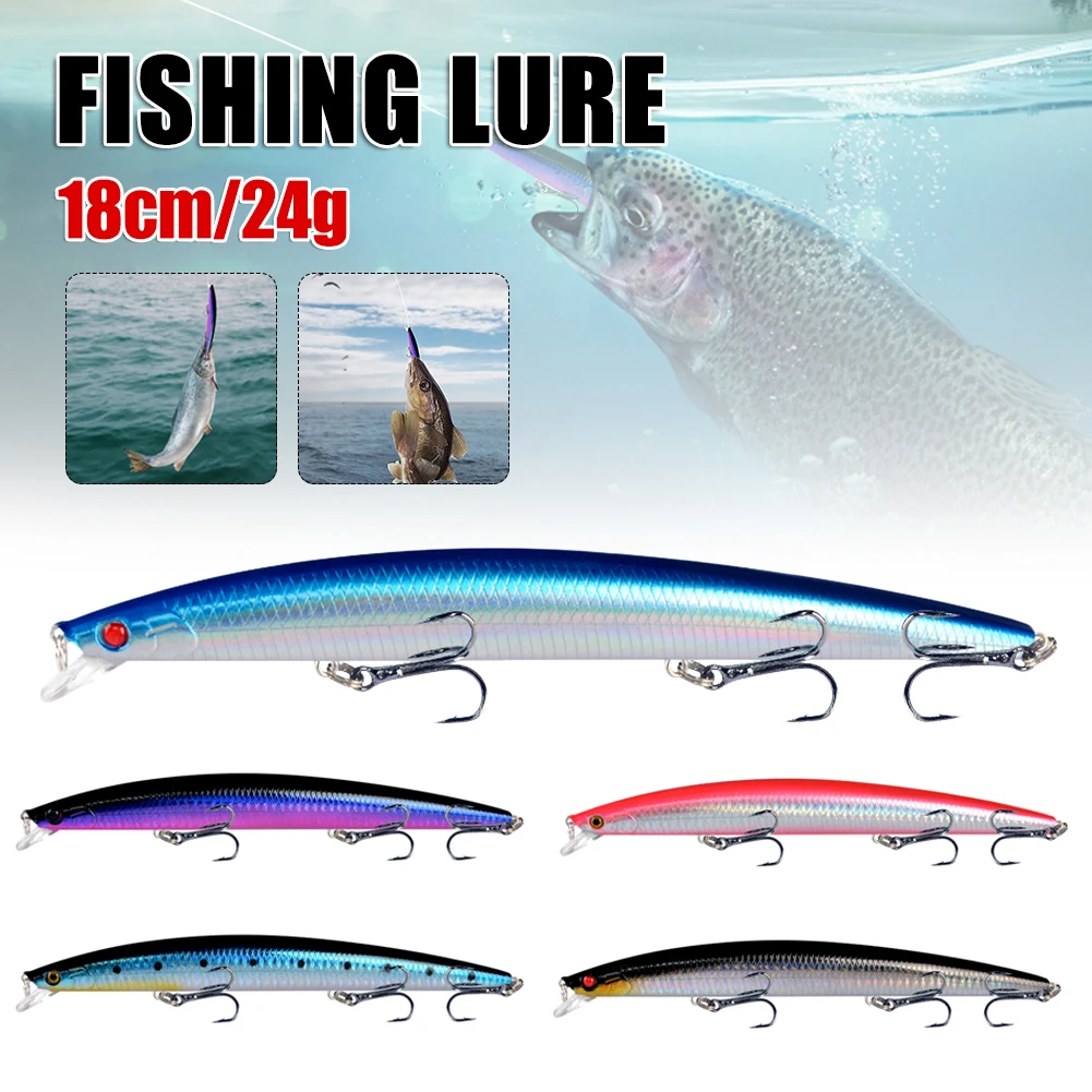 

Fishing Lure 18cm 24g VIB Bait Fish Minnow Sea Fishing Lure Bait Floating Lure Hard Bait Wobbler Fishing Lure For Sea Fishing