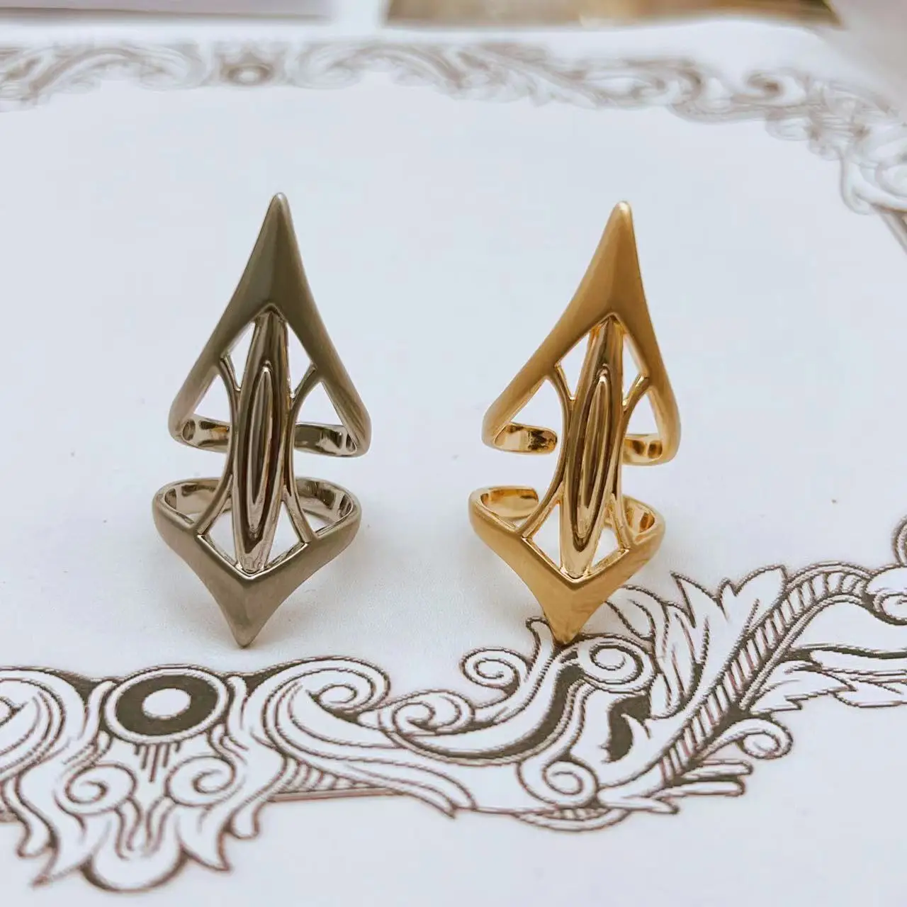 Кольцо унисекс в стиле хип-хоп медное