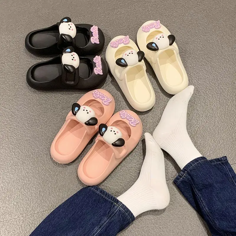 

Kawaii Sanrio Children's Sandals Cinnamoroll Children's Eva Soft Soled Outdoor Beach Wrapped Toe Shoes Cute Anti-Slip Slippers