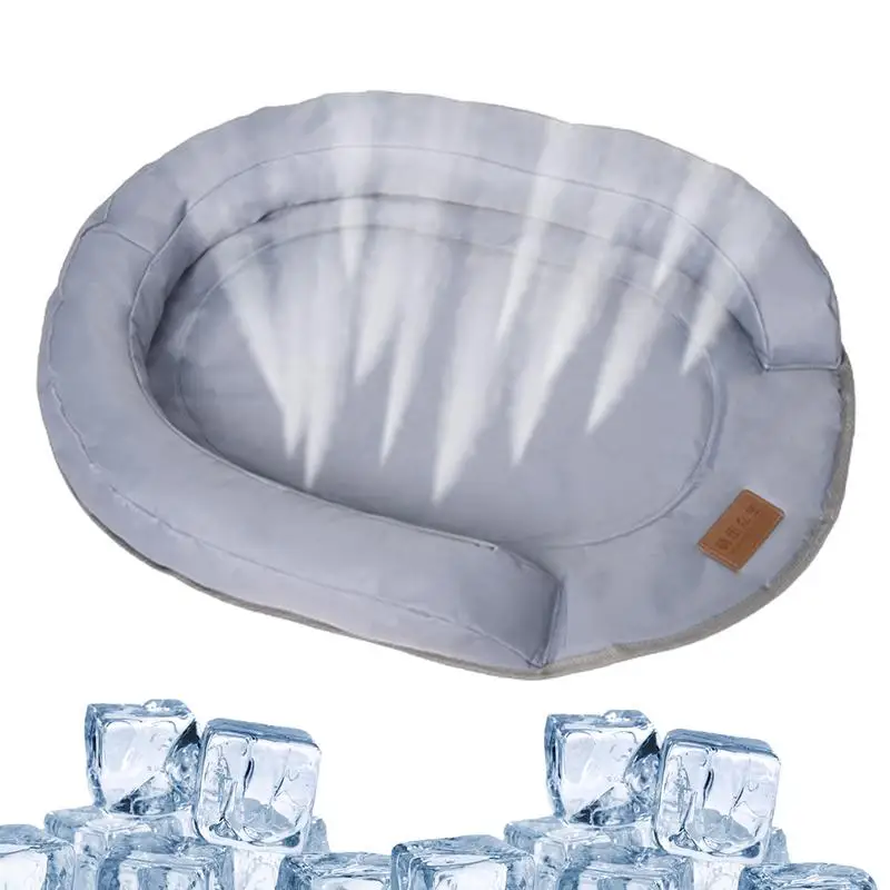 Охлаждающий коврик для собак летняя складная холодная кровать домашних животных