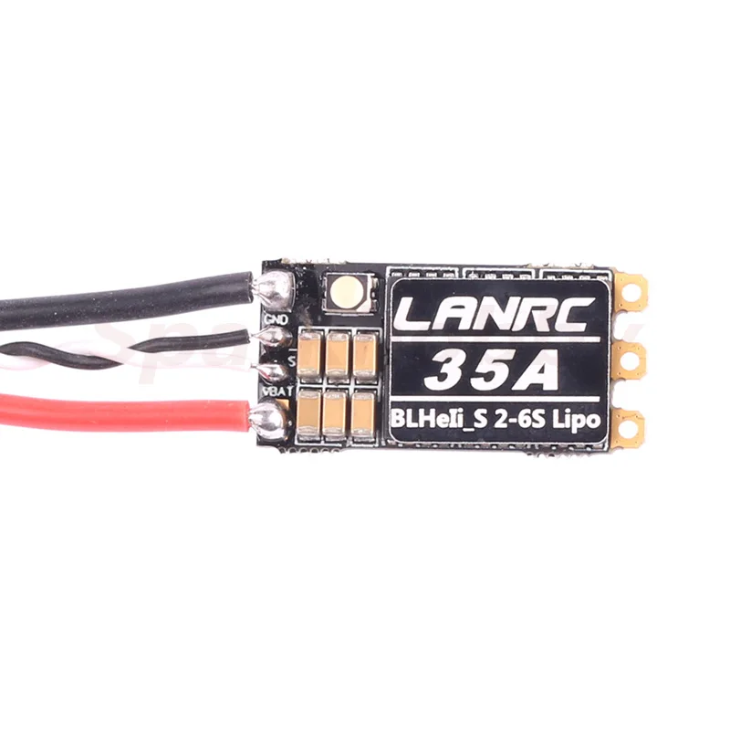 4 шт. LANRC 35A/45A blheli _ S 2-6S Lipo ESC встроенный Программируемый RGB светодиодный D-Shot 150/300/600