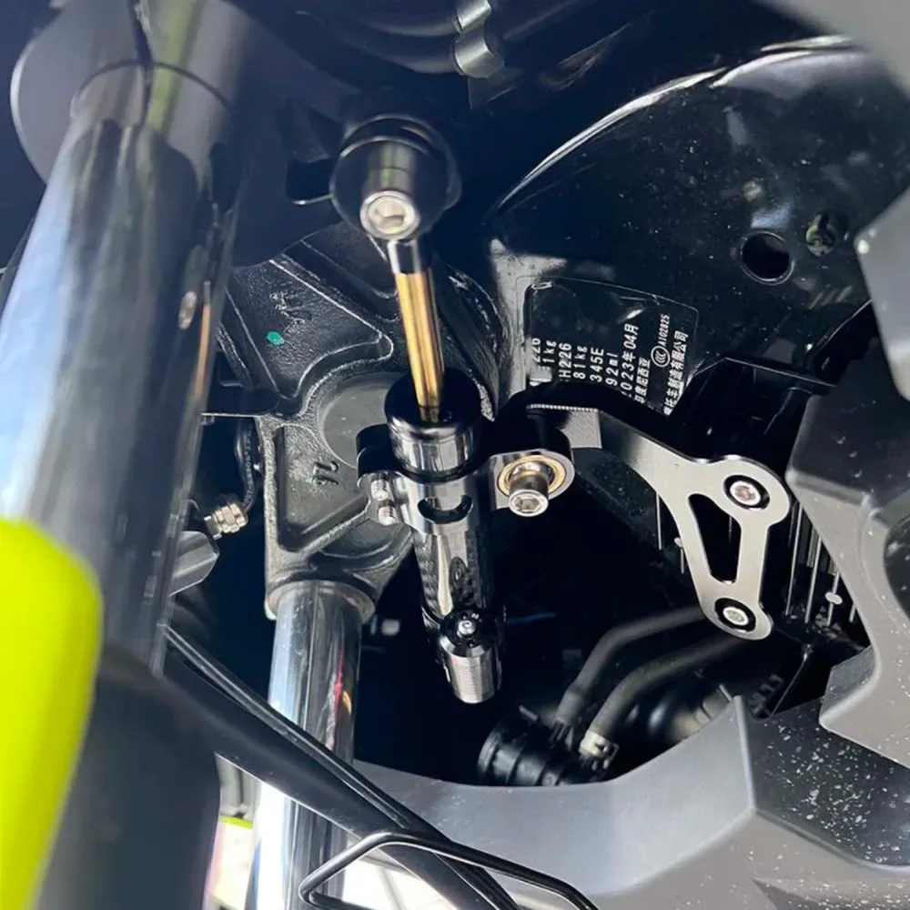 Фото Для Yamaha XMAX 300 250 X-MAX XMAX300 XMAX250 2017-2024 Аксессуары: кронштейн крепления демпфера рулевого управления. №2