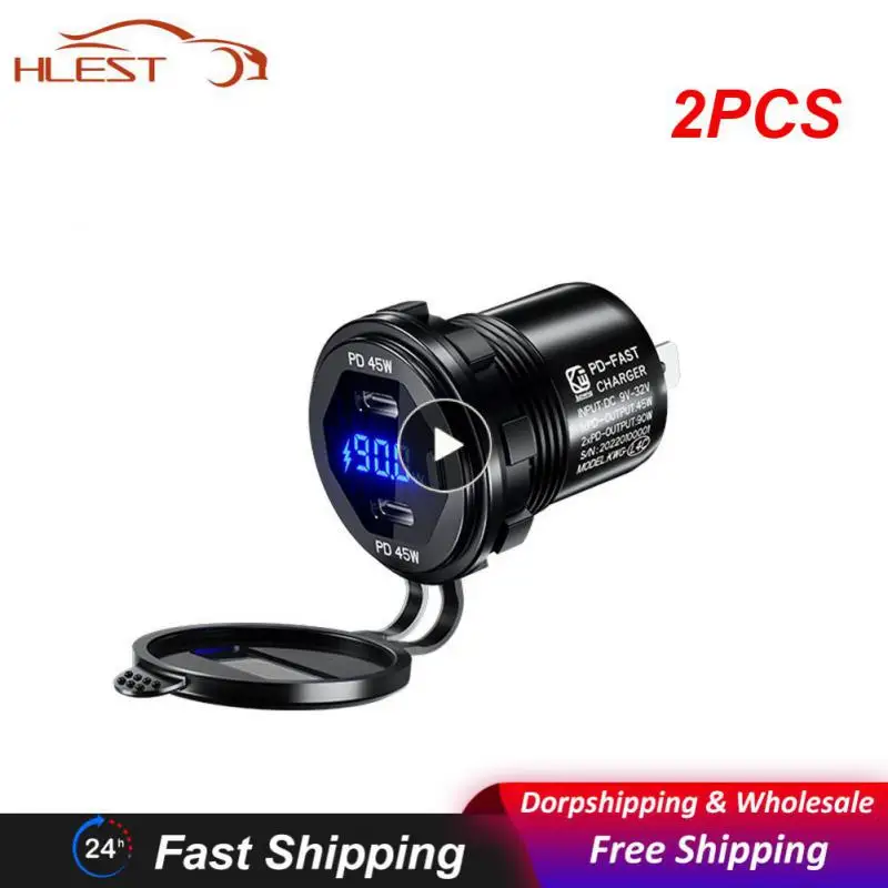 

Зарядное устройство с 2 Usb-портами, 12 В, 24 В, 90 Вт, 2 шт.