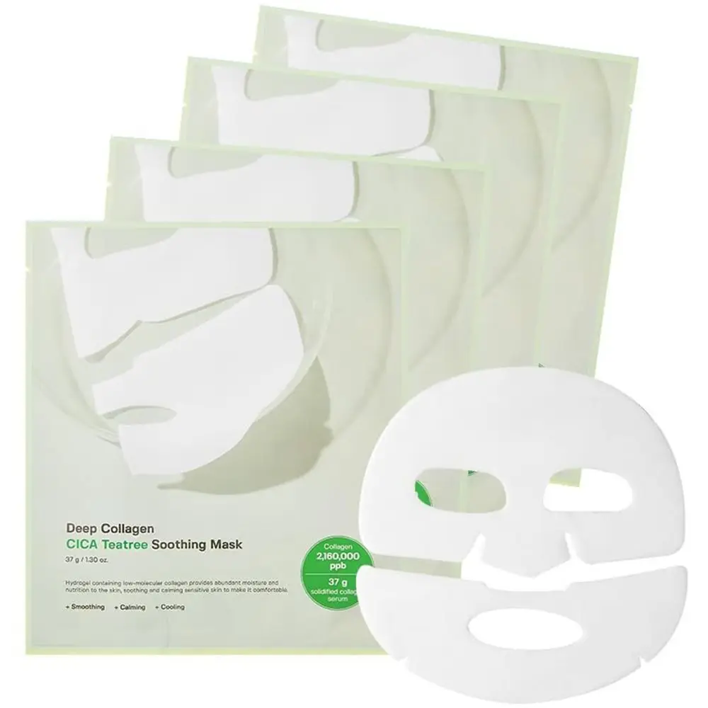 4 шт./кор. глубокая коллагеновая маска для глубокого коллагена успокаивающая