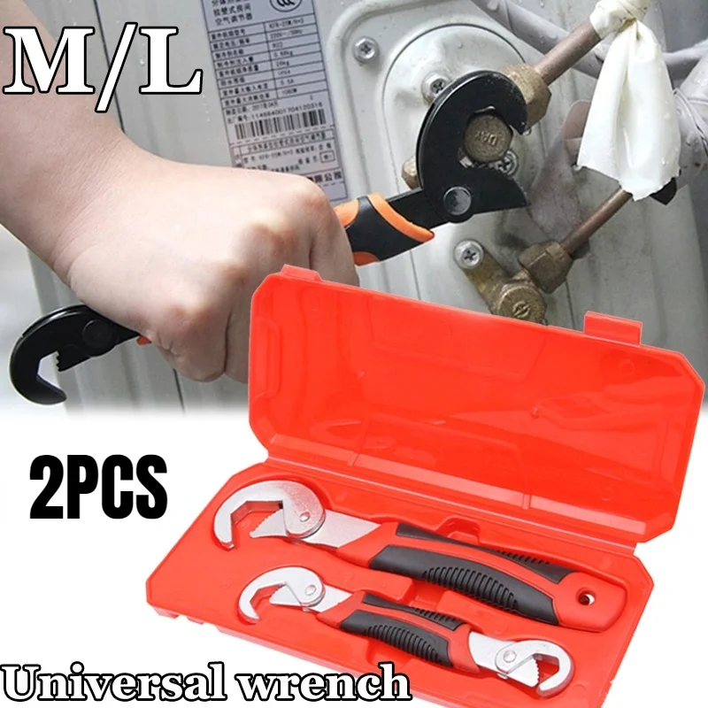 

Universal Wrench Tool Set Open End Wrench Single Multifunctional Fast Automatic Adjustable Adjustable Wrench Ratchet Wrench Set