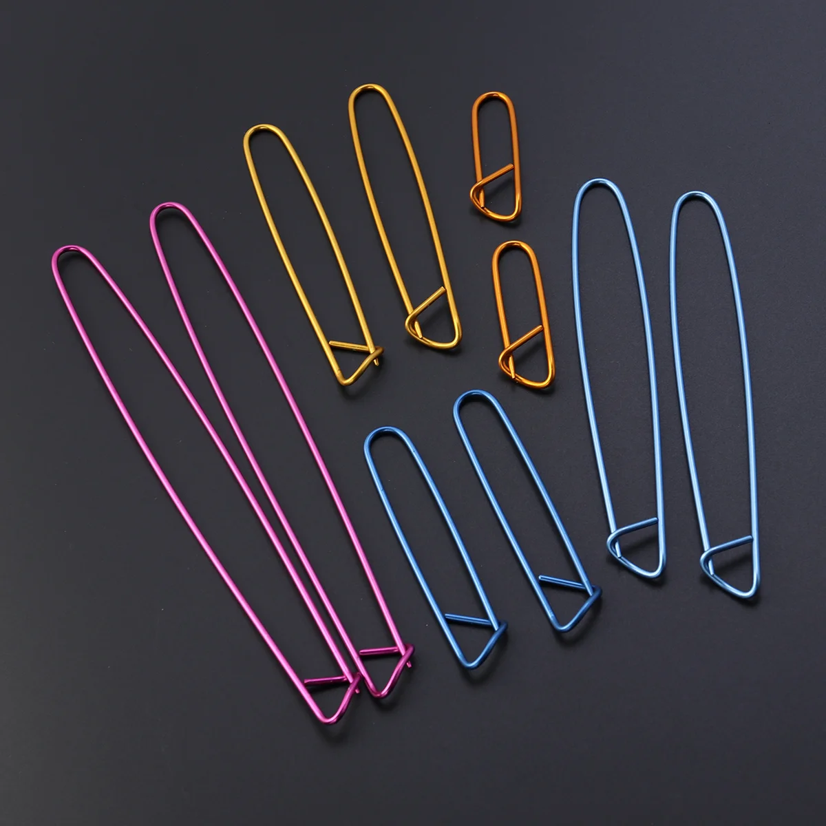 

Knitting Holder Yarn Holderscrochet Safetystitch Needle Pin Accessories Markers Cable Knit Locking Notions Aluminum Weaving