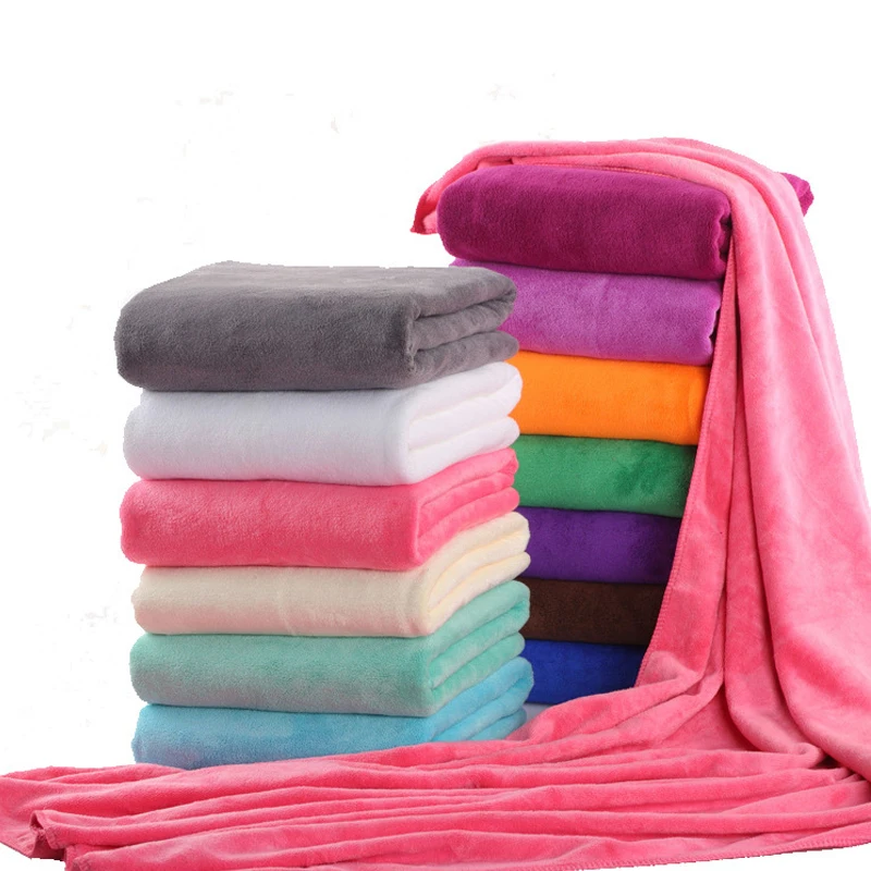 Absorbent Microfiber Drying Beach Swim Sport Bath Towel Sheet Home Textile Car Wash Care Cleaning Towel Bathroom Bath Towel