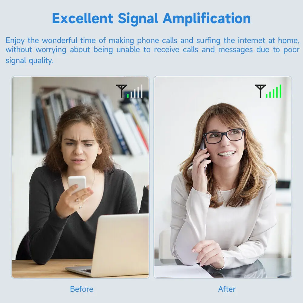 3G 4G LTE Band 5/1 Комплект усилителя сигнала сотового телефона 850/2100 МГц Повышение