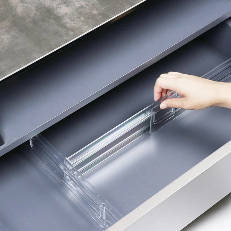 

Adjustable Storage Drawers Divider Retractable Plastic Drawer Partition Holder Household Stationery Underwear Socks Finisher