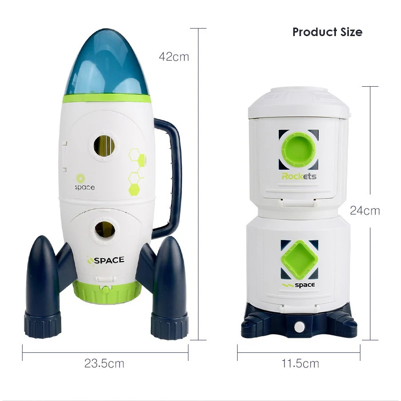 

Space Satellite Toy Set Exploration Rocket Shuttle Universe Aviation Model Pretend Play Simulation Educational Toys For Children