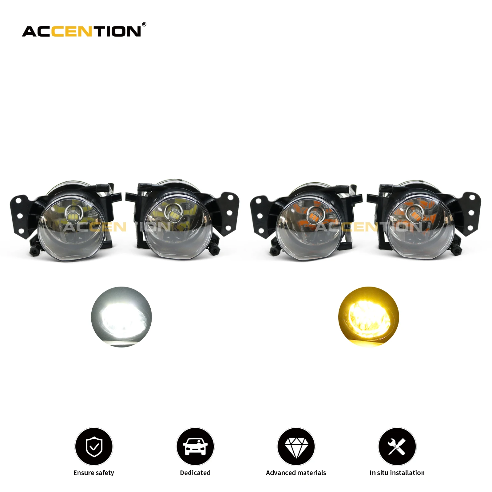 

Светодиодные противотуманные фары со светодиодный ными лампами, противотуманные фары 63176910791 63176910792 для BMW 5 серии E60 седан E61 Touring 2003 2004 2005 2006