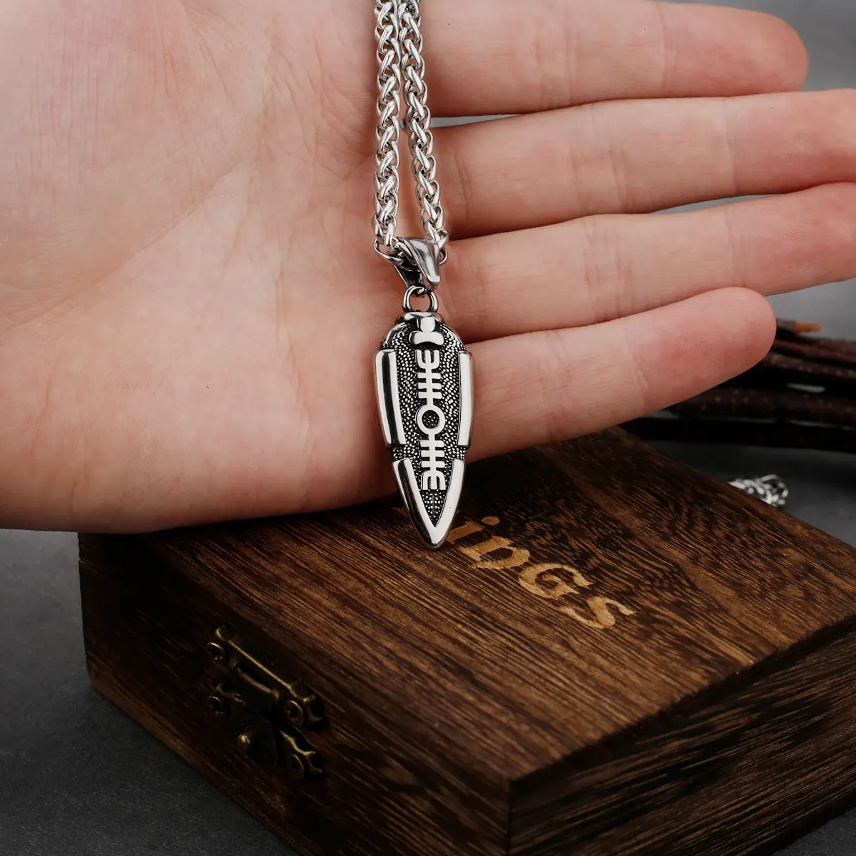 РУНИЧЕСКАЯ подвеска мужские из нержавеющей стали 316 с языческий амулет одином