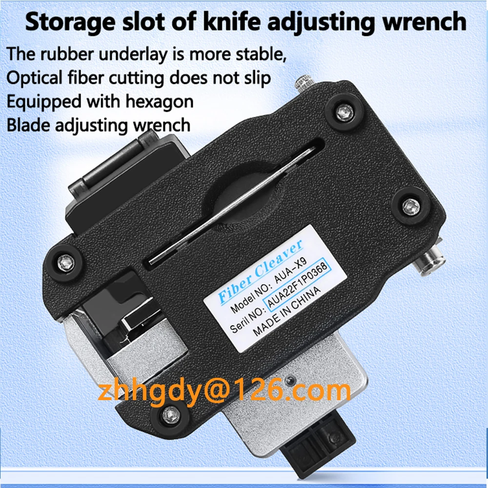 FTTH high-precision AUA-X9 for cold joint/hot melt optical fiber cutting machine 24 surface blade 3-in-1 fixture cutting tool