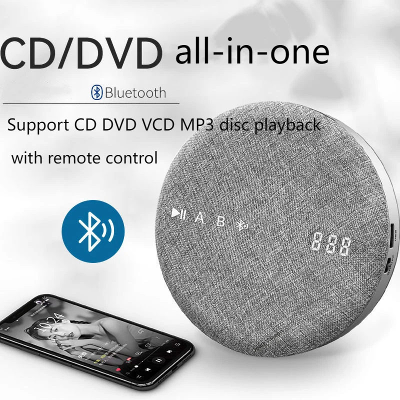 Dvd/vcd Hifi With Speakers Usb Retro Music With Remote Control Stereo Home Stereo