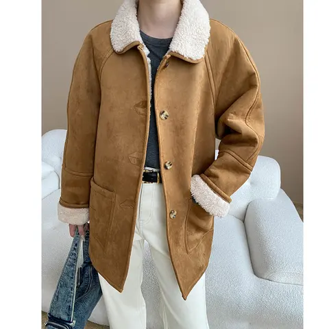 Женская зимняя шерстяная куртка Sherhure