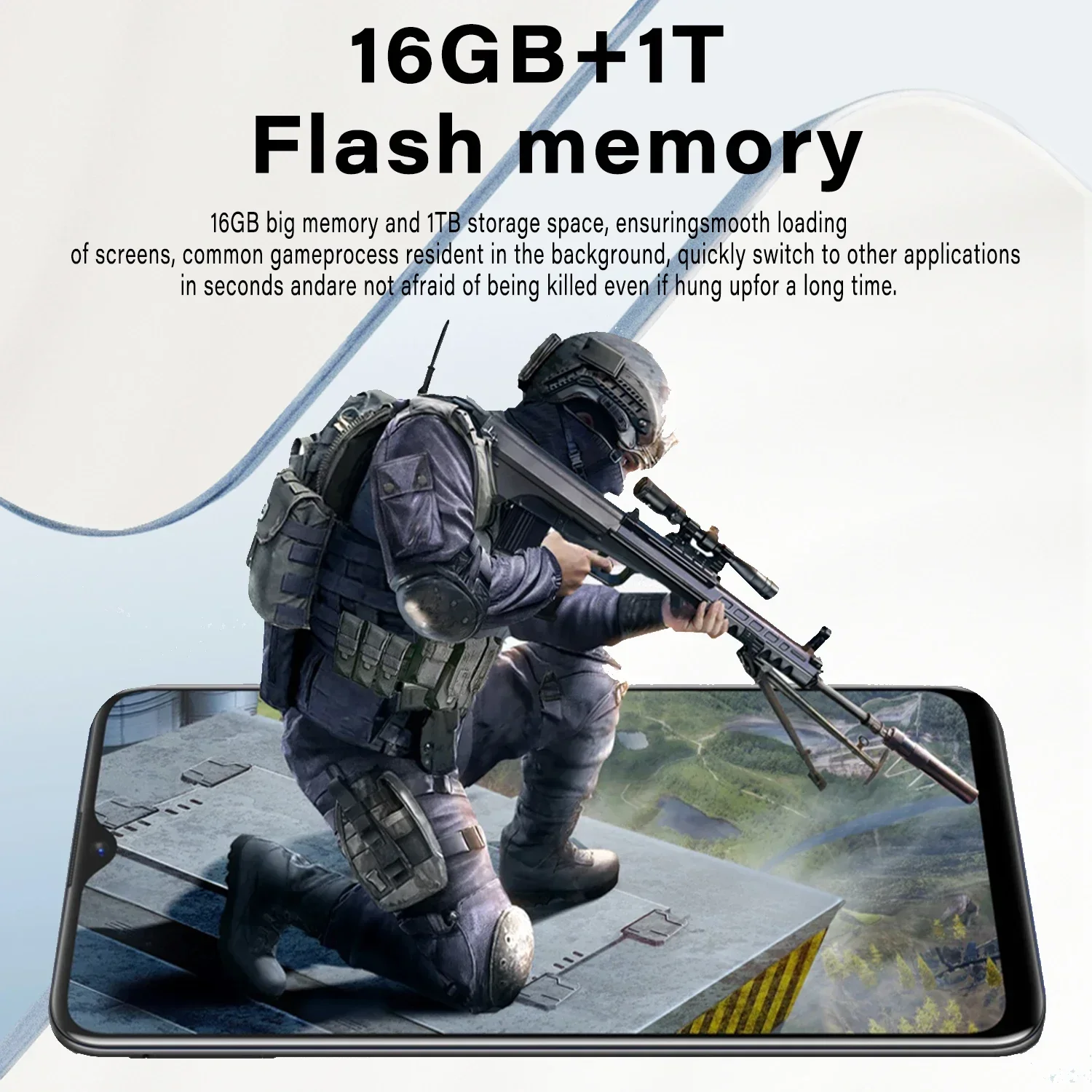 Фото Оригинальный смартфон S24 Ultra, Qualcomm8 Gen2 16 ГБ + 1 ТБ 7000 мАч 48 + 72 МП, две SIM-карты, двойной режим ожидания, стандартная версия Android 13 №3