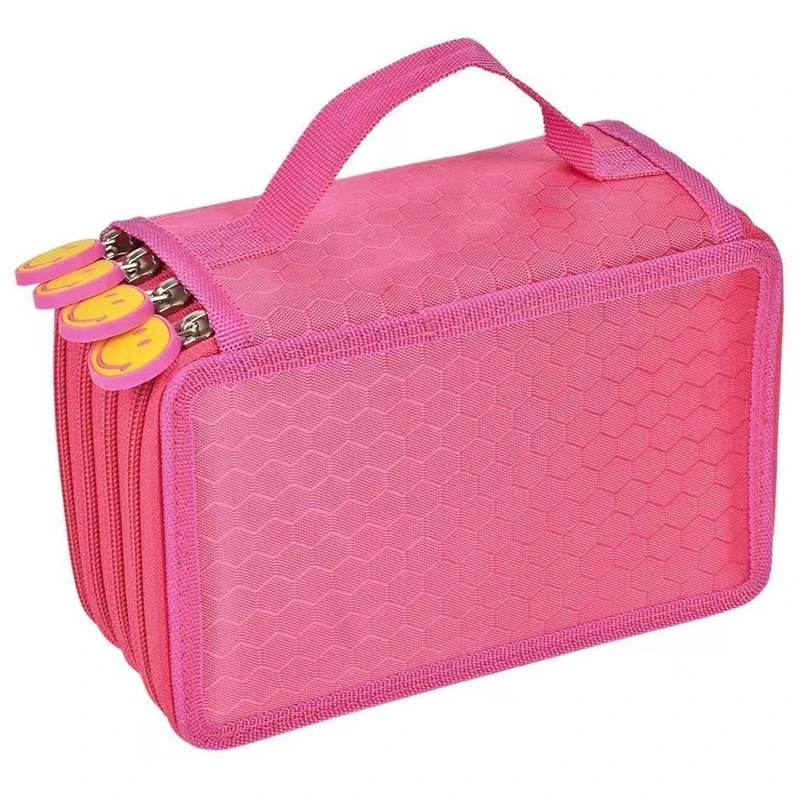 72/52/32 Holes Pencil Case Portable Large Capacity Pen Bag C