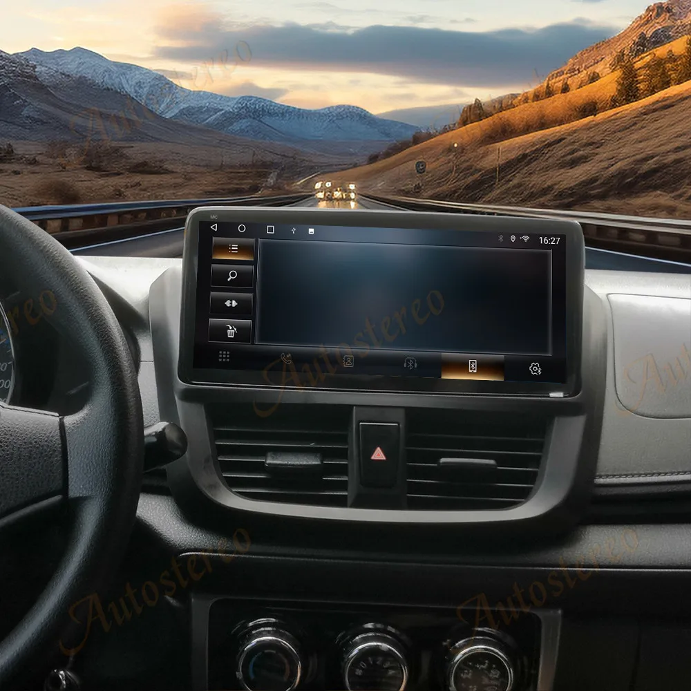 Фото 10,25 дюймов для Toyota Vios 2017-2021 Android 14, автомобильный мультимедийный плеер, GPS-навигация, авторадио, магнитофон, головное устройство, стерео №5