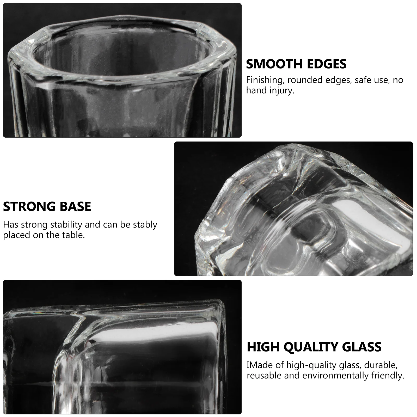 2 шт. маленькие контейнеры маникюрные инструменты хрустальные чашки для ногтей