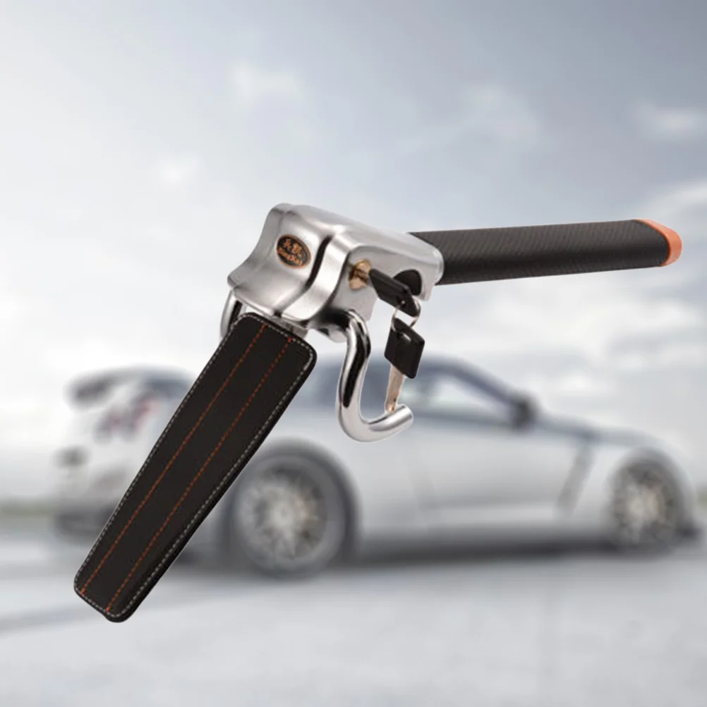 

1 шт. Автомобильный Замок, трехсторонний складной универсальный замок на руль автомобиля