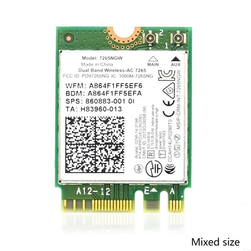 Беспроводная карта WiFi BT4.2 MC-AC7265 2 5 ГГц Adapter