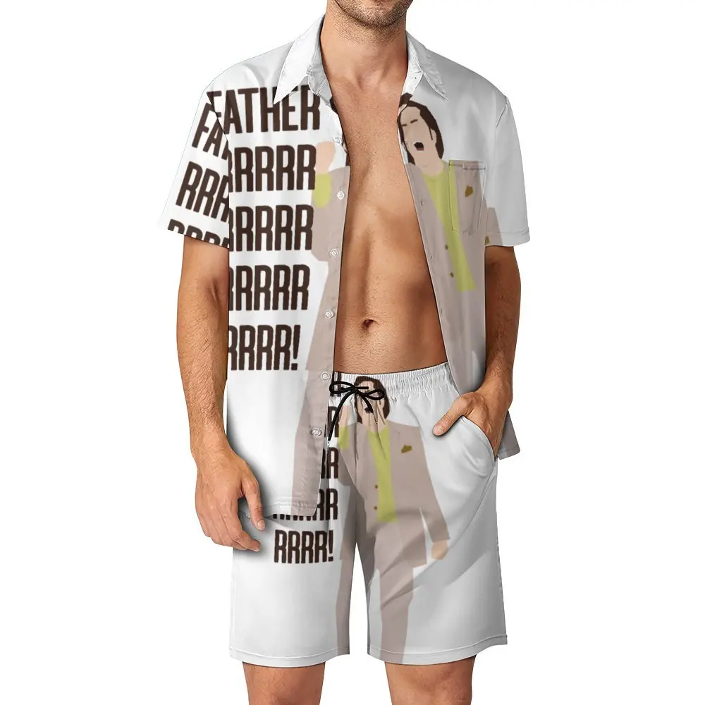 Мужской пляжный костюм из двух предметов размер США