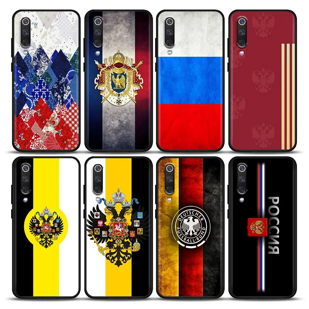 

Phone Case for Xiaomi 8 9 SE A2 Note 10 POCO X3 M3 F3 M4 NFC GT Pro Lite 5G Case Funda Coque Capa Flag Of The Russian Federation