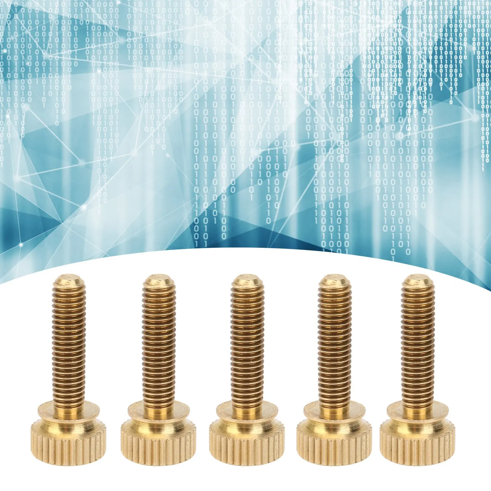 50 шт. Плоский винт с накатанной головкой и круглой из чистой меди нескользящие