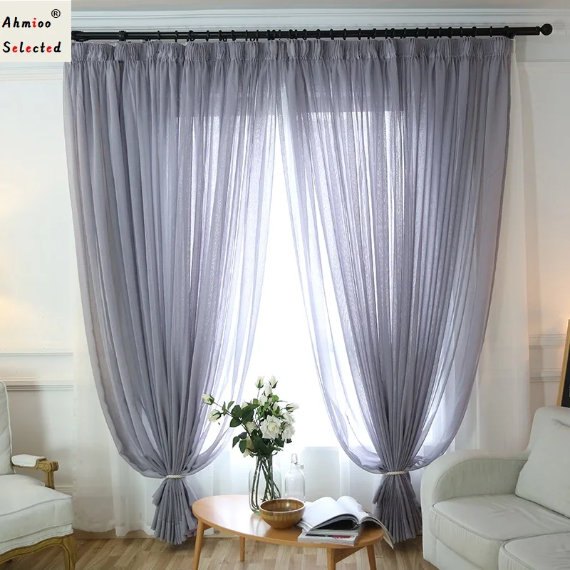 

Прозрачные шторы из полиэстера 300 см