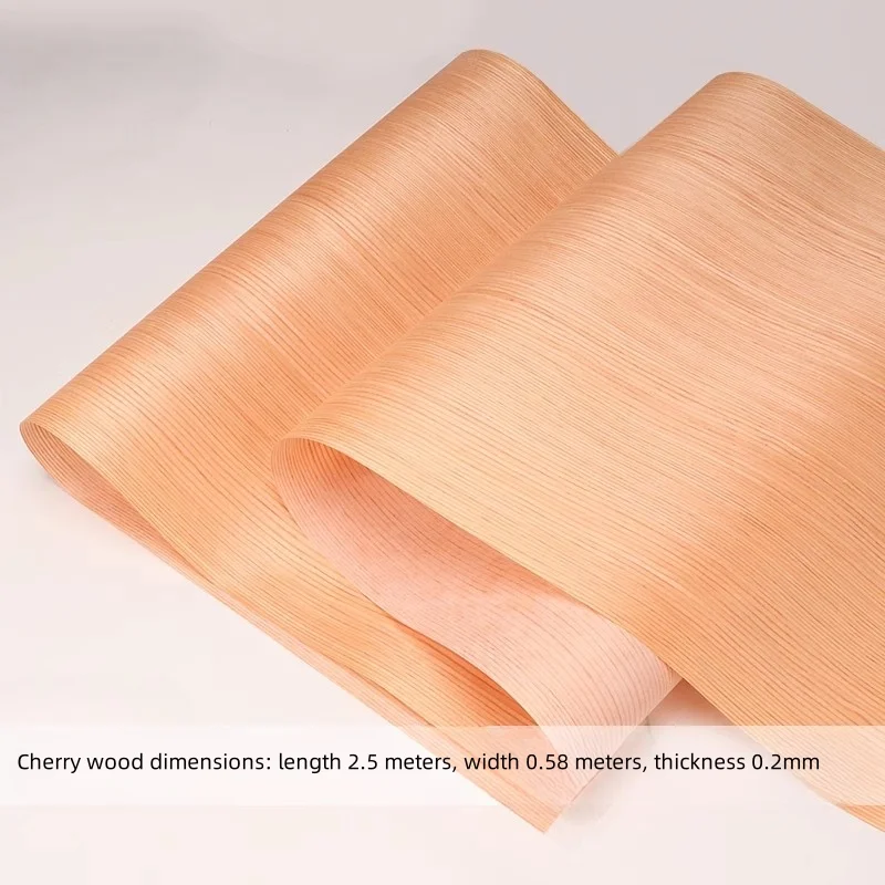 Виниры для деревянных дверей шпон из вишневого дерева рабочего стола гардероба