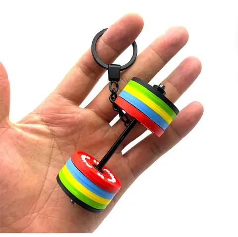 3D брелок-штанга из ПВХ