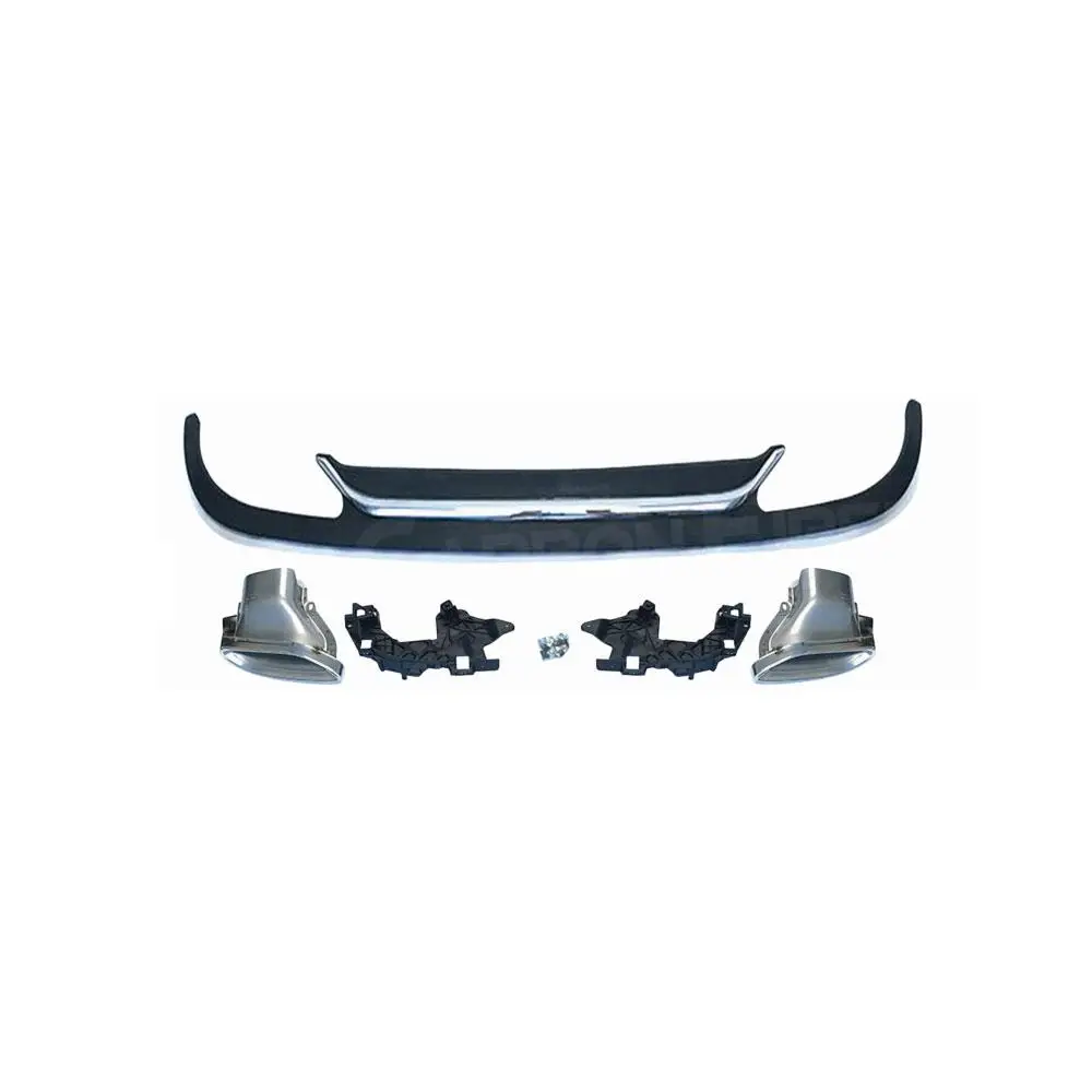 

Для Mercedes Benz E Class W212 Стандартная модель 2013-2016 Диффузор для заднего бампера с насадками для выхлопных газов Диффузор заднего бампера