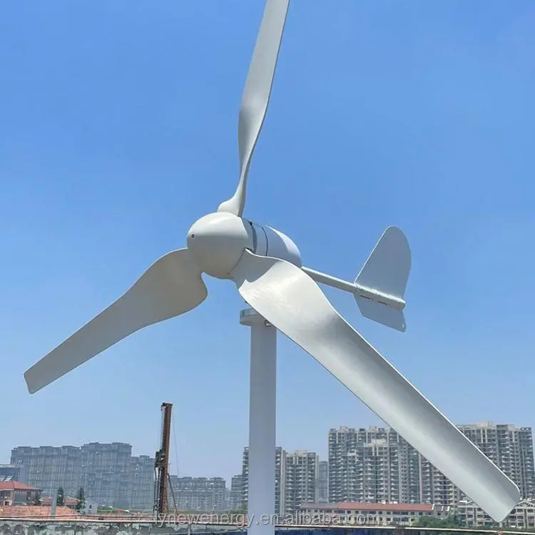 

New Design Wind Turbine Generator Real 600W 5blades 12V/24V For Home