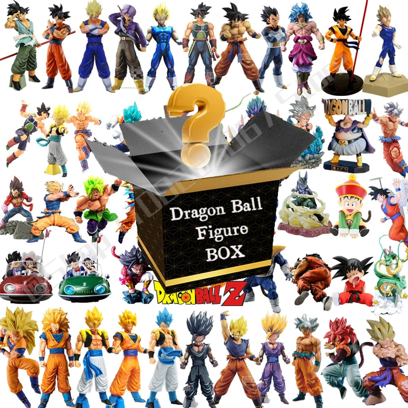 Dragon Ball Figure Mistery Box Lucky Bag Goku Vegeta Super Saiyan Action Figure Collection Model Toys for Children Blind Box