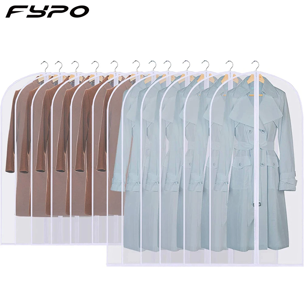 

Dust-proof Garment Protector Cover Bag,Fully Enclosed Clothes Cover with Zipper,Clothes Bags Hanging,Durable Clothes Storage Bag