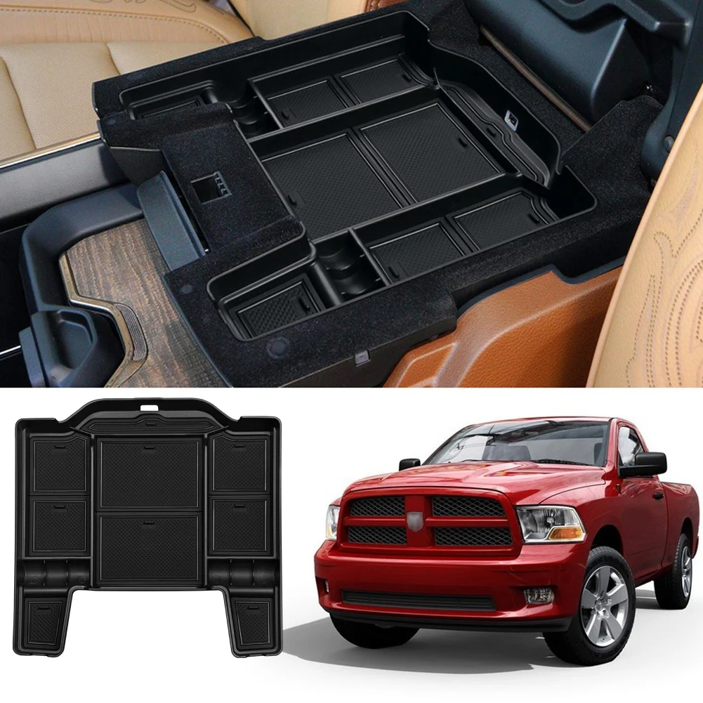

Armrest Storage Box Armrest Organizer Center Console Organizer Tray for RAM 1500 2500 3500 2019-2021