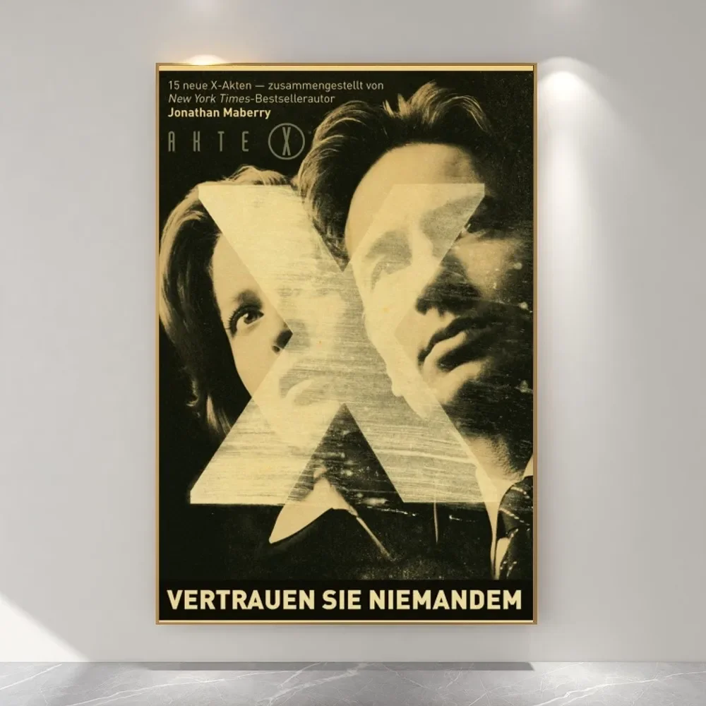 Винтажный постер X-файлы бумажная печать для дома гостиной спальни входа бара