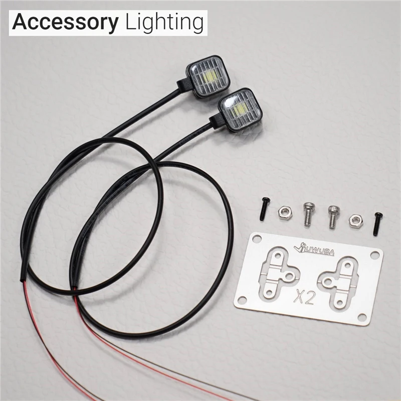 1 пара радиоуправляемых грузовиков зеркальный квадратный прожектор