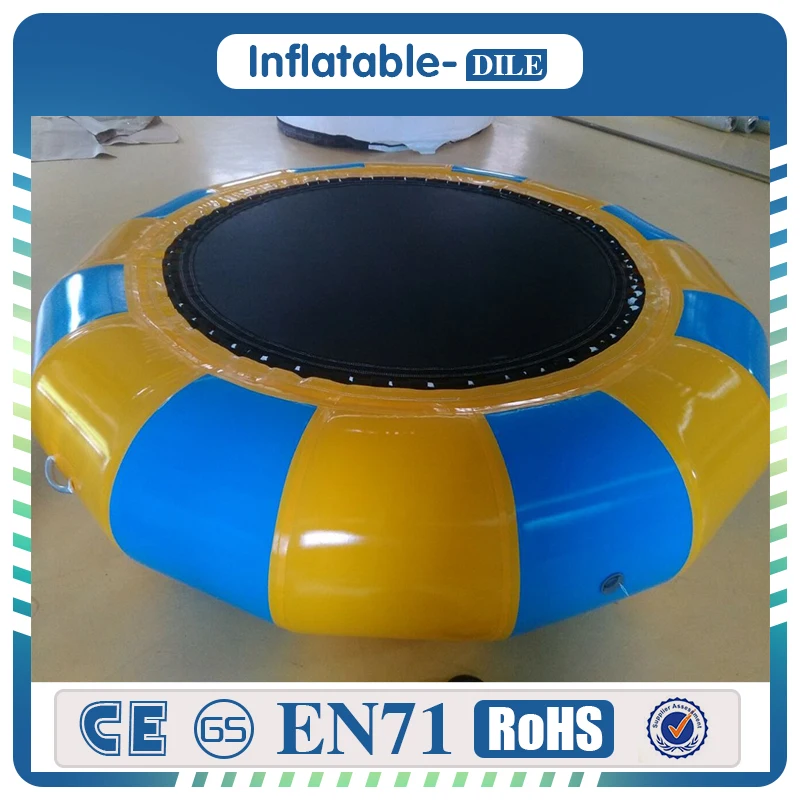 

water park floating large 2m Diameter Children Adult Inflatable Water Trampoline