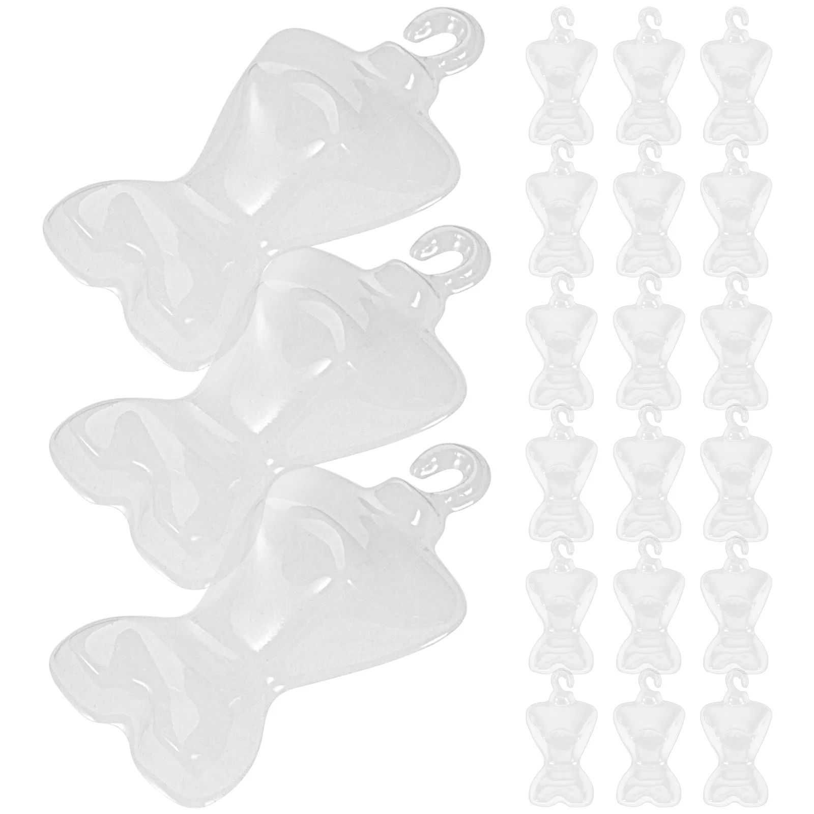 100 шт. подставки для манекена одежды прозрачная вешалка пальто полки дисплея