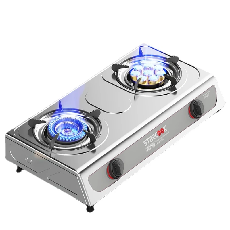 

Gas stove household desktop energy-saving gas stove liquefied gas stove natural gas fierce fire double stove